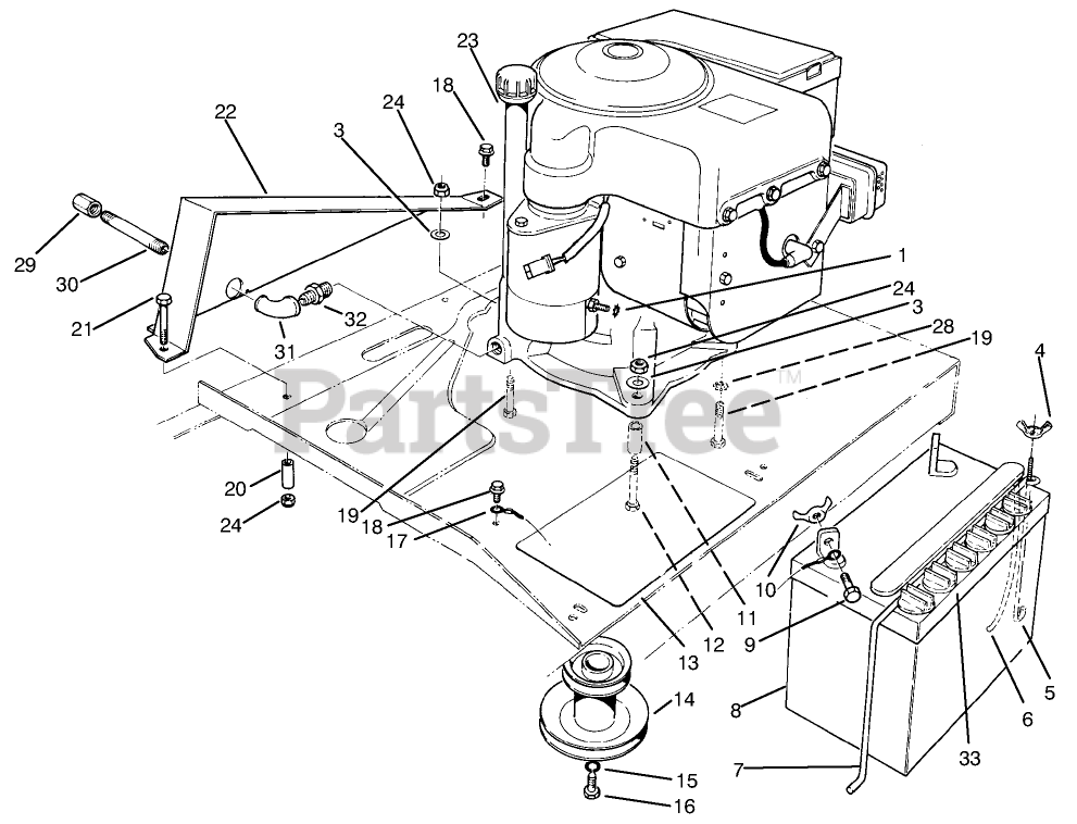 Toro 70040 (8-25) - Toro Rear-Engine Riding Mower (SN: 039000001 ...