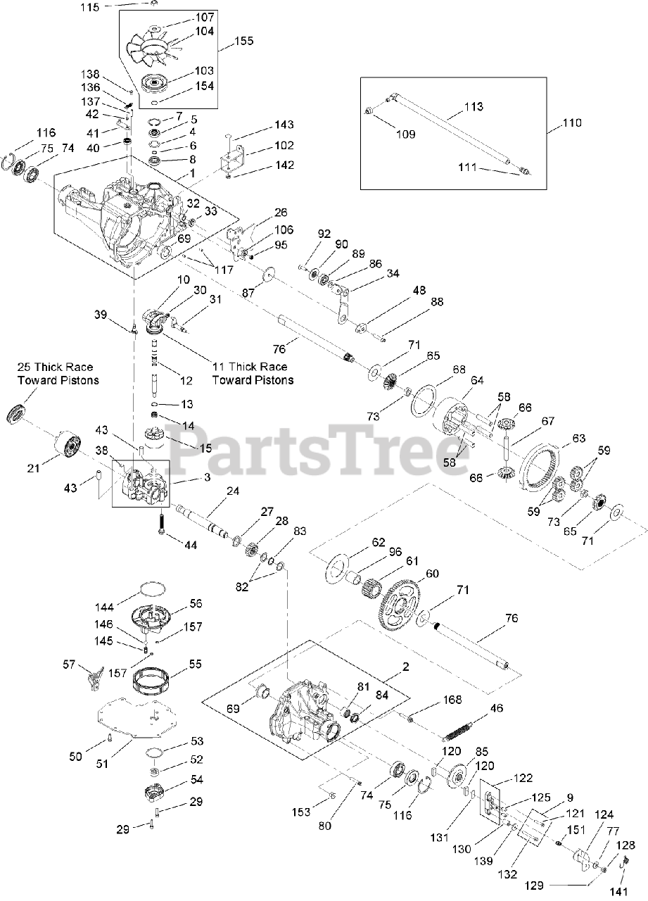 Toro 14AQ81RP544 (GT 2200) - Toro Garden Tractor (SN: 1A136H30000 ...