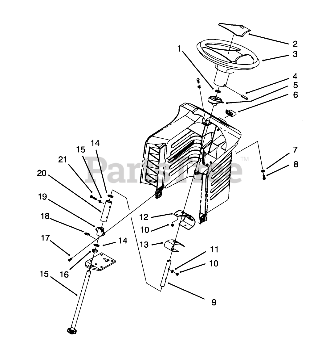 Toro 71191 (13-38 HXL) - Toro Lawn Tractor (SN: 049000001 - 049999999 ...