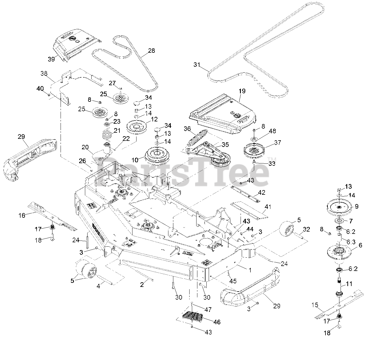 Exmark LZE751GKA60RA1 - Exmark 60