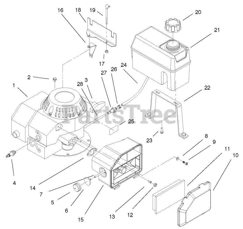 Toro 22043 - Toro Recycler Walk-Behind Mower (SN: 220000001 - 220999999 ...