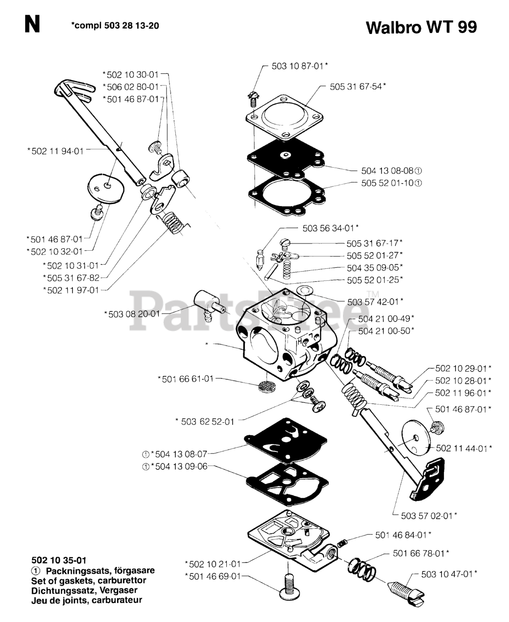 Husqvarna 245 Rx Husqvarna String Trimmer Sn 19962200001 19984000000 Carburetor Details