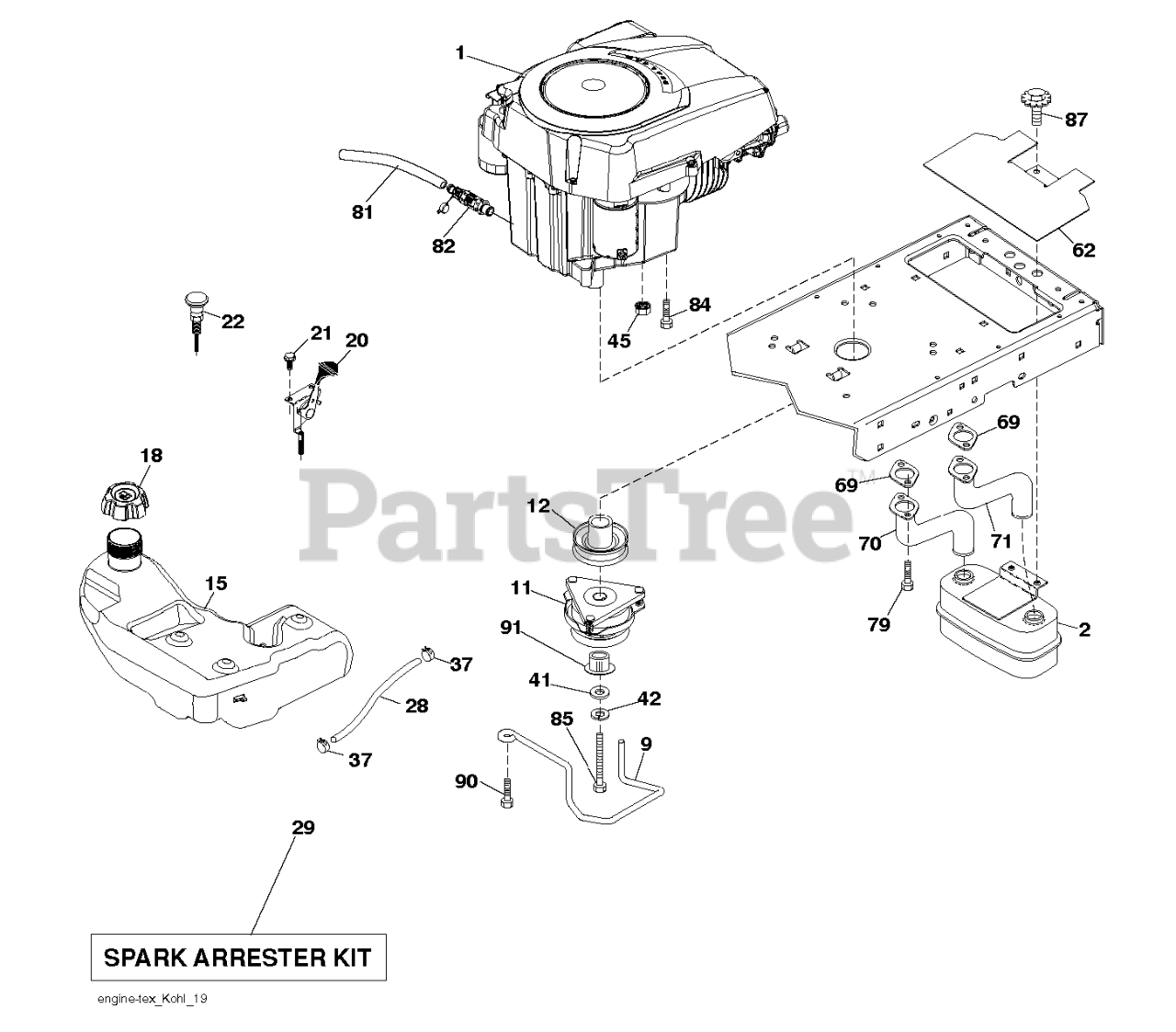 Husqvarna LGT 2554 (960450028-01) - Husqvarna 54