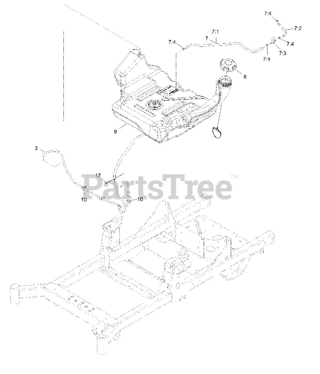 Exmark RAX651GKA484A3 Exmark 48" Radius XSeries ZeroTurn Mower