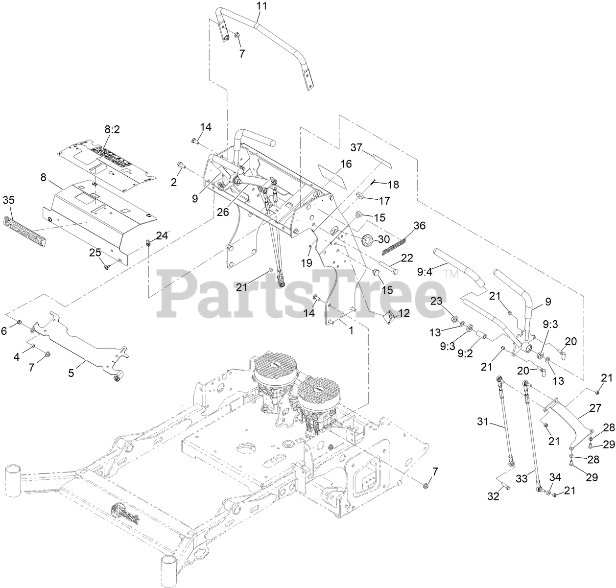 Exmark VXS740EKC52400 - Exmark 52