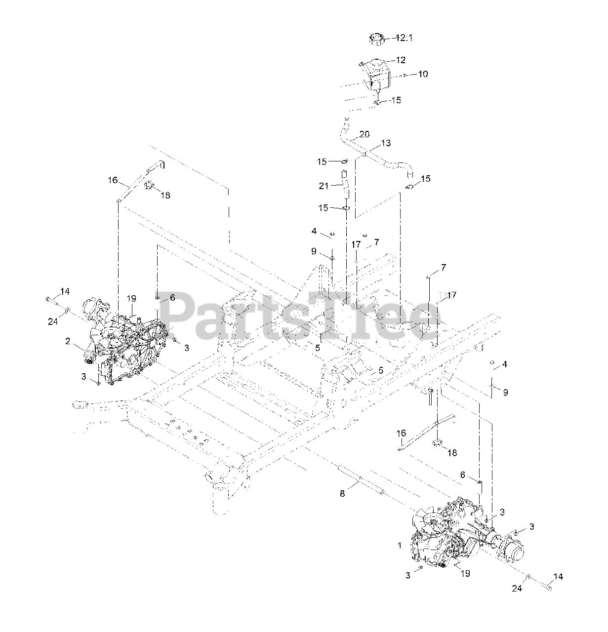 Exmark RAE708GEM48300 - Exmark 48