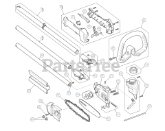 P 210 (CMXGJAMD25PS) (41BD25PS793) - Craftsman Pole Saw Parts Lookup ...
