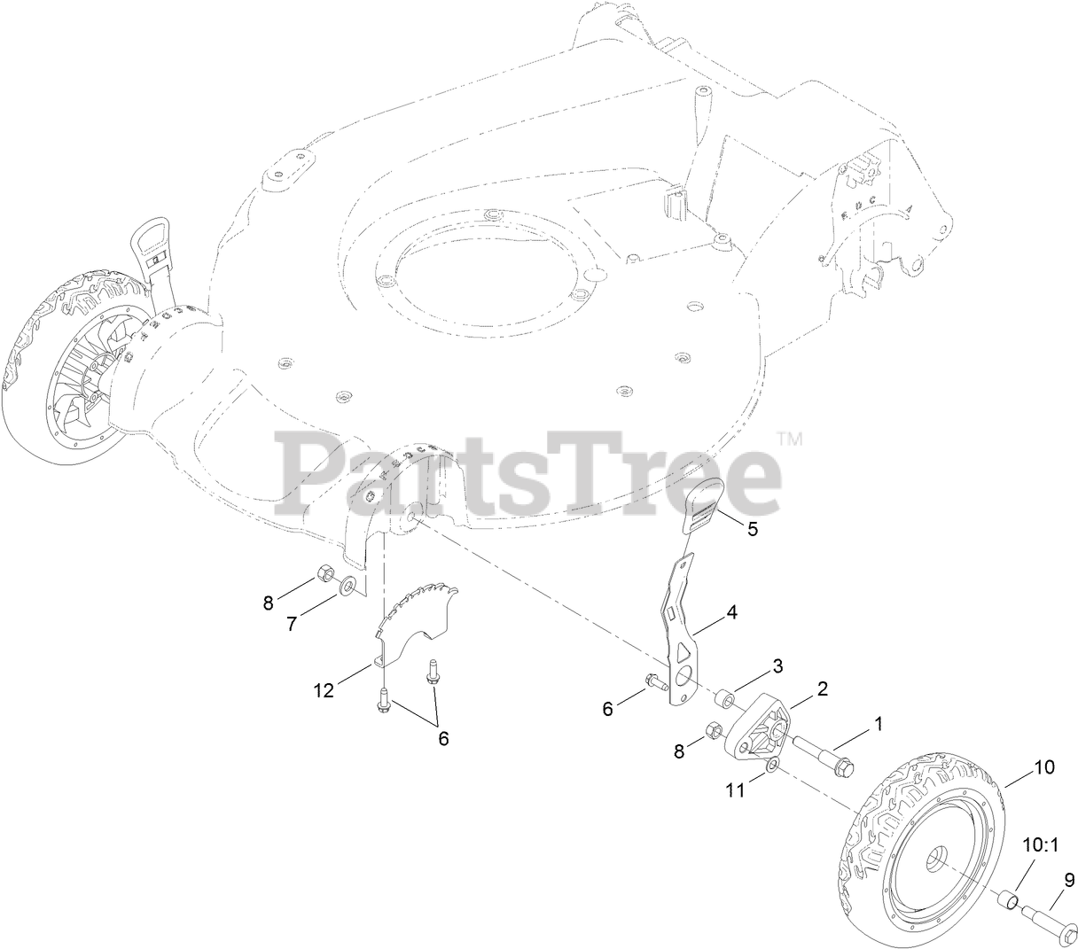 Toro 20381 Toro Super Recycler WalkBehind Mower (SN 312000001