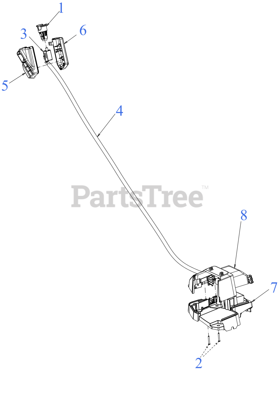 Craftsman M 270 Cmxgmam1125504 12aga2mp793 Craftsman Walk Behind Mower 2022 Harness