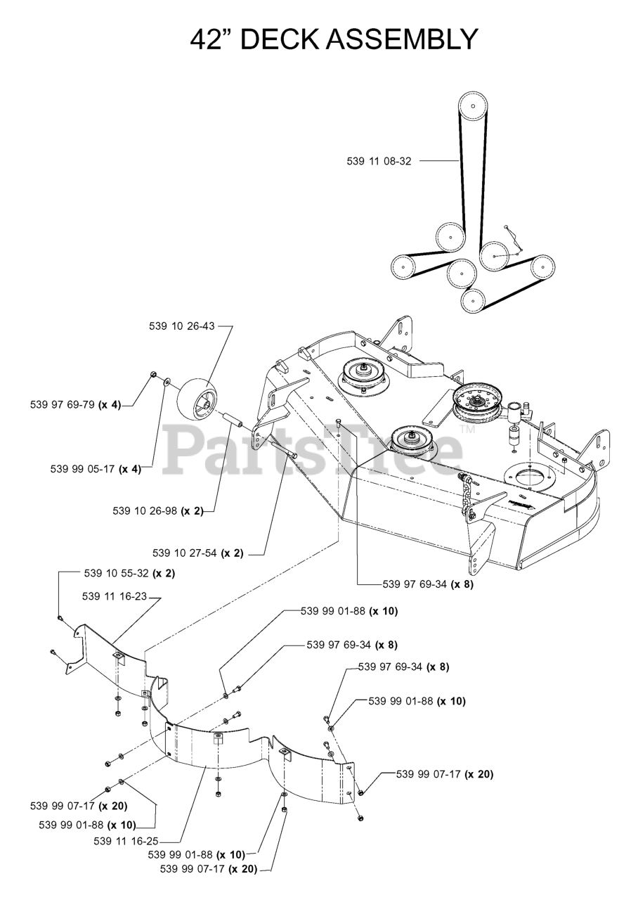 Husqvarna iZ 4821 T (968999256) Husqvarna 48" ZeroTurn Mower (2005