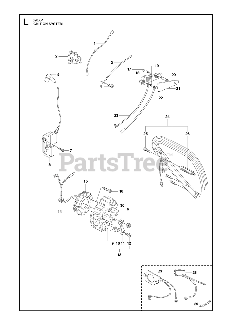 Husqvarna 390 Xpxpgxpw Husqvarna Chainsaw Ignition System Parts Lookup With Diagrams Partstree 0193