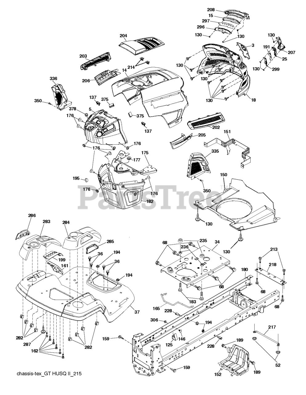 Husqvarna YTH 18K46 (960430268-00) - Husqvarna 46