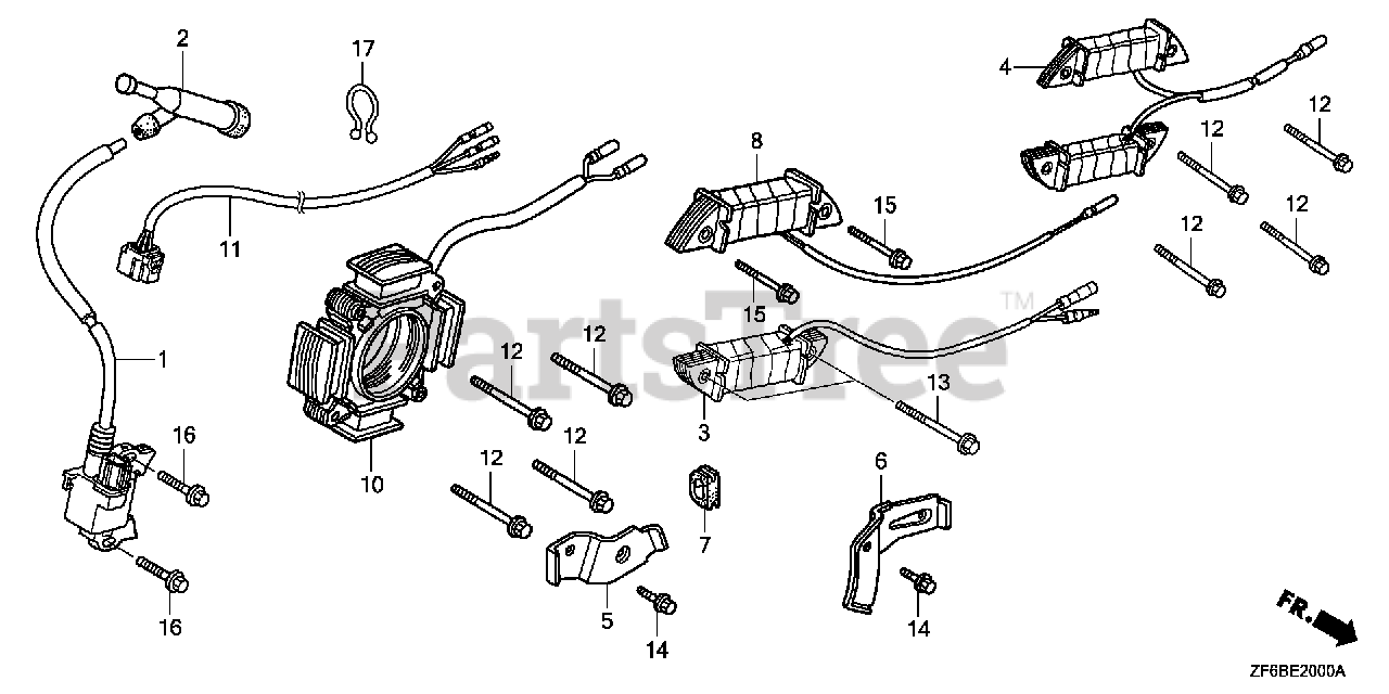 Honda GX390 K2 QAPW (GCBJK) - Honda Engine, Made in Japan (SN: GCBJK ...