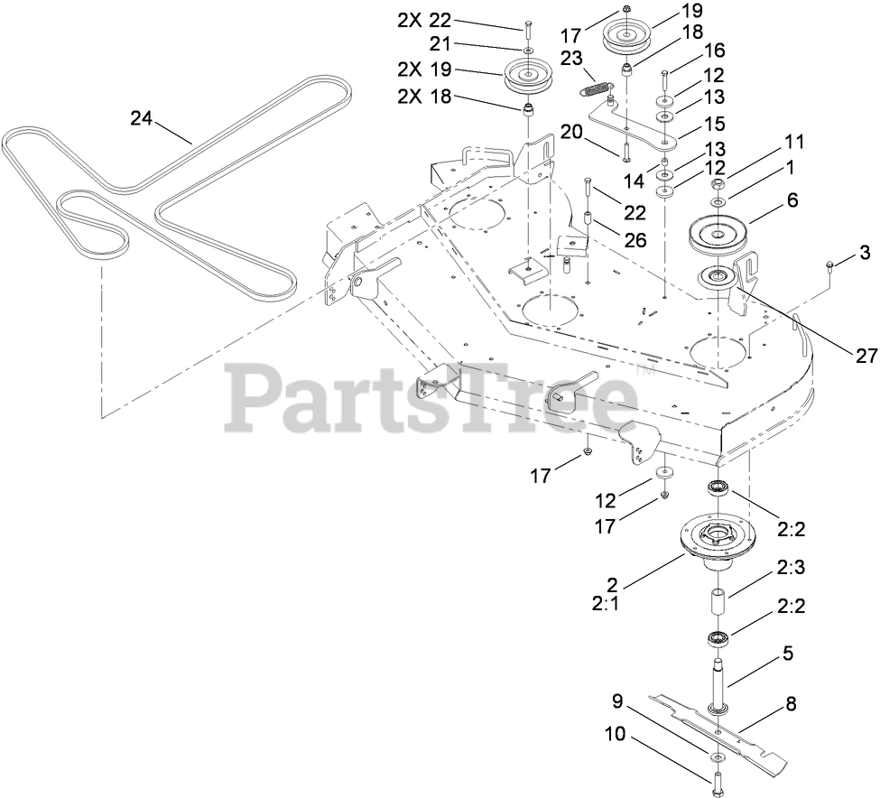 Toro 74822 (ZX 5400) - Toro 54