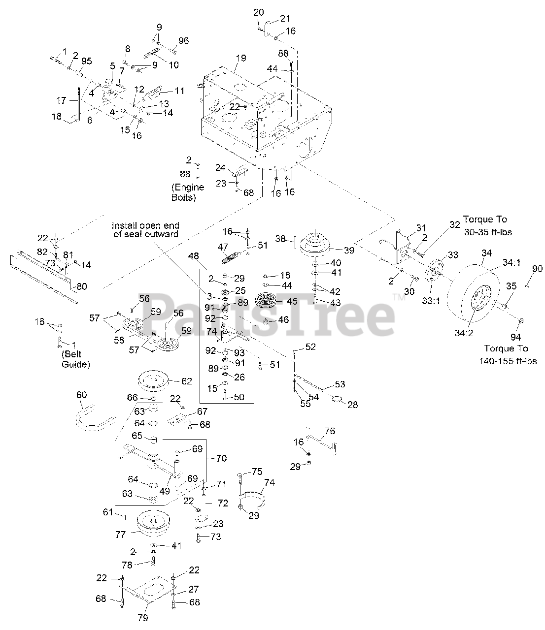 Exmark TTS541KA523 - Exmark 52