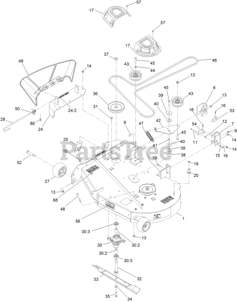 Exmark QZE702GEM42200 - Exmark 42