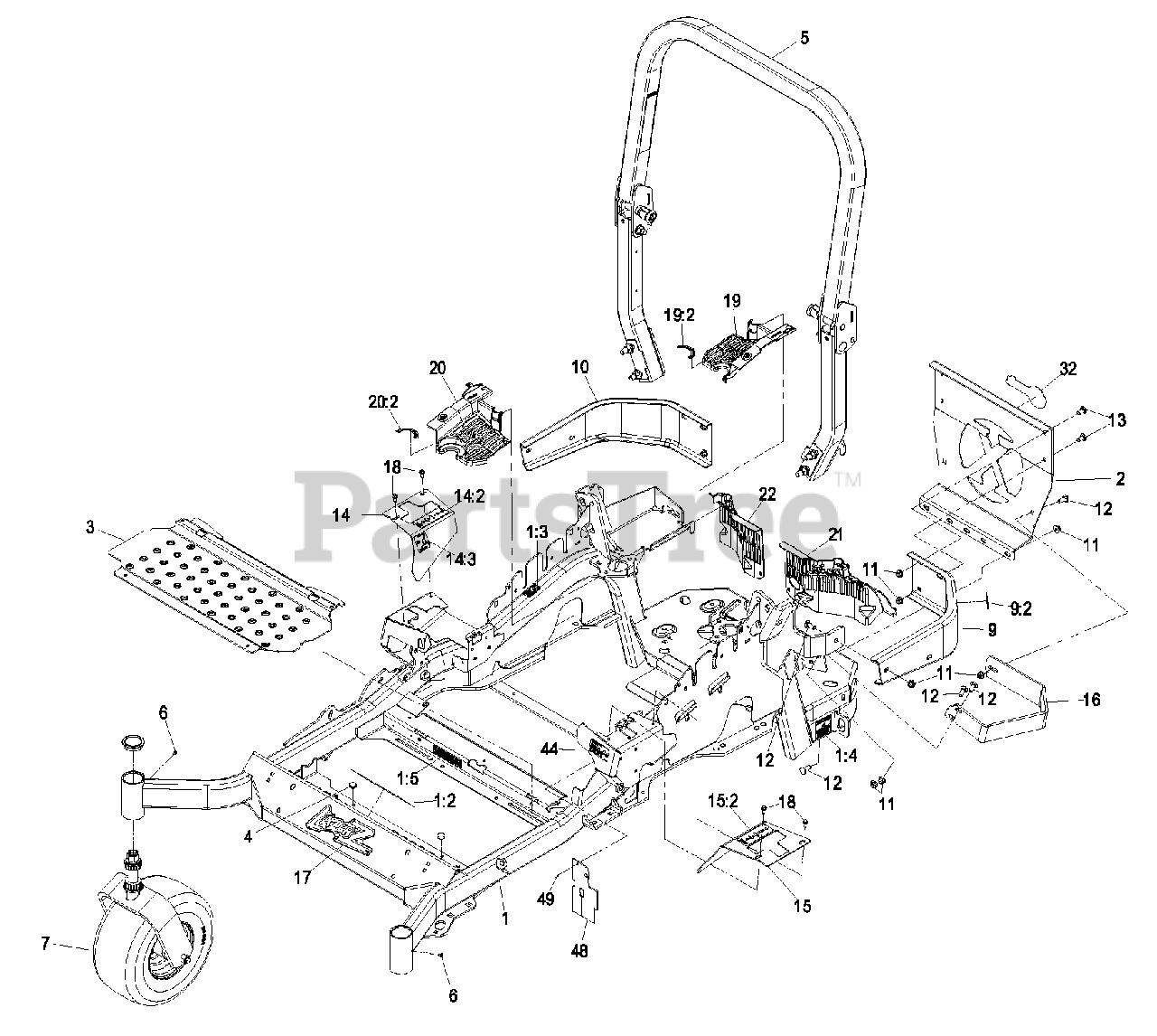 Exmark LZZ29KA606 Exmark 60" Lazer Z ZSeries ZeroTurn Mower, 29HP