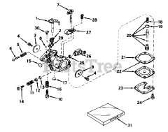 31501 - Toro Snow Pup Snow Thrower (SN: 009000001 - 009999999) (1969 ...