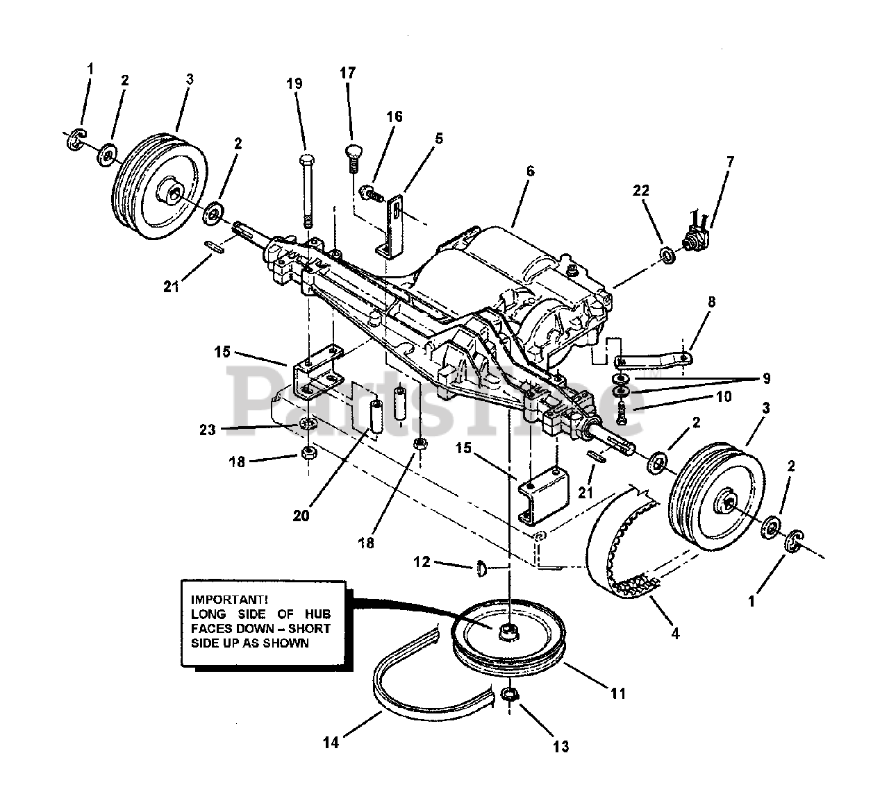 Snapper Pro Drive Belt Diagram