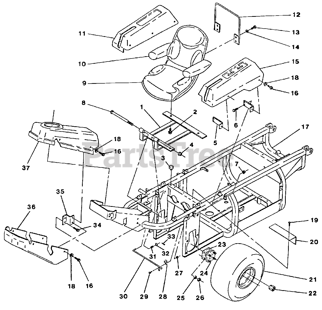 Exmark EXS-20KO - Exmark Explorer Zero-Turn Mower, 20hp Kohler (SN ...