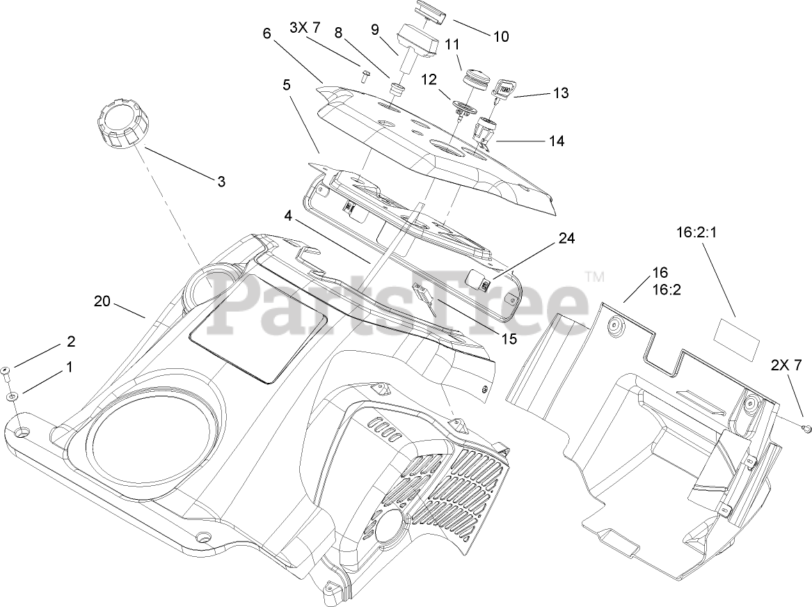 Toro 38518 (CCR 3650) - Toro 20