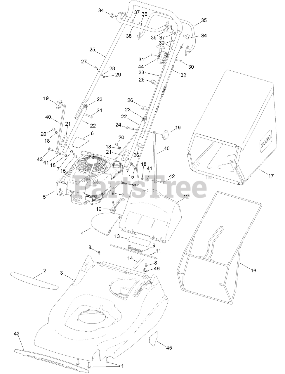 Toro 02656 - Toro ProStripe 560 Walk-Behind Mower (SN: 400000000 ...