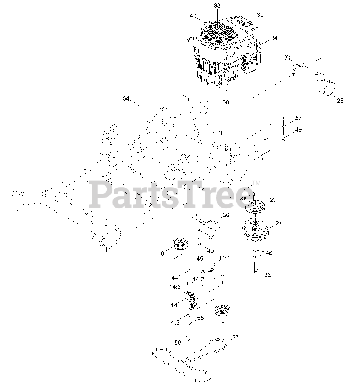 Exmark RAE708GEM52300 - Exmark 52