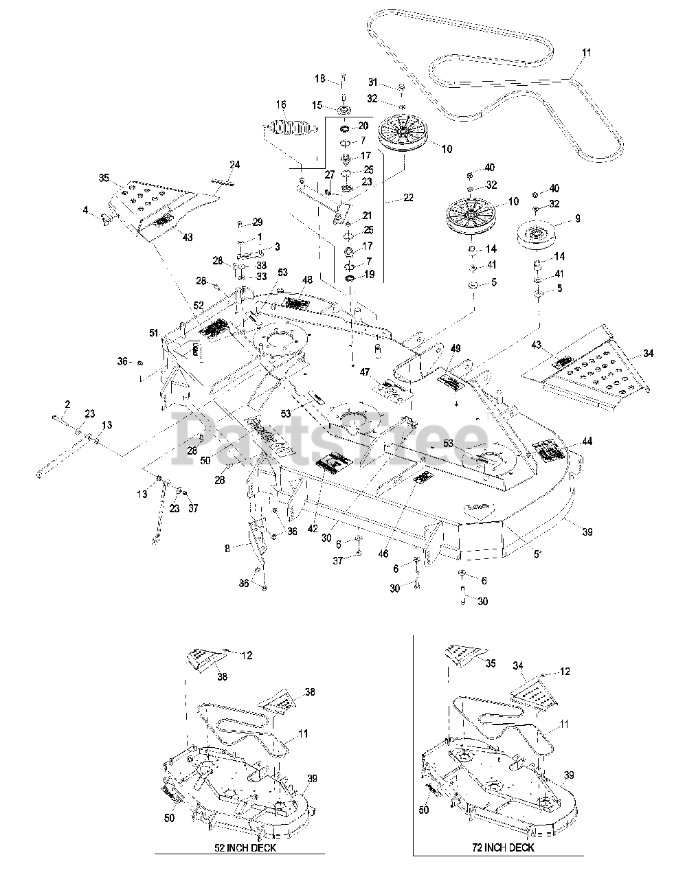 Exmark FR604 Exmark 60" Front Runner Deck (SN 720000 789999) (2008