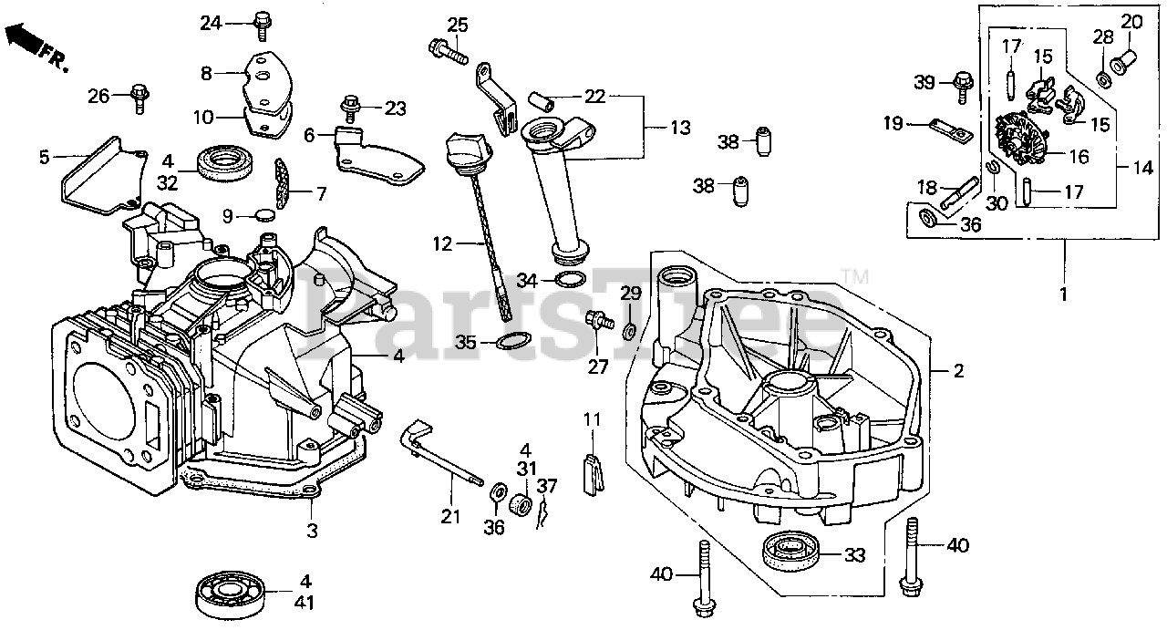 Honda GXV160 K1 N52 (GJ03) - Honda Engine, Made in USA (SN: GJ03 ...