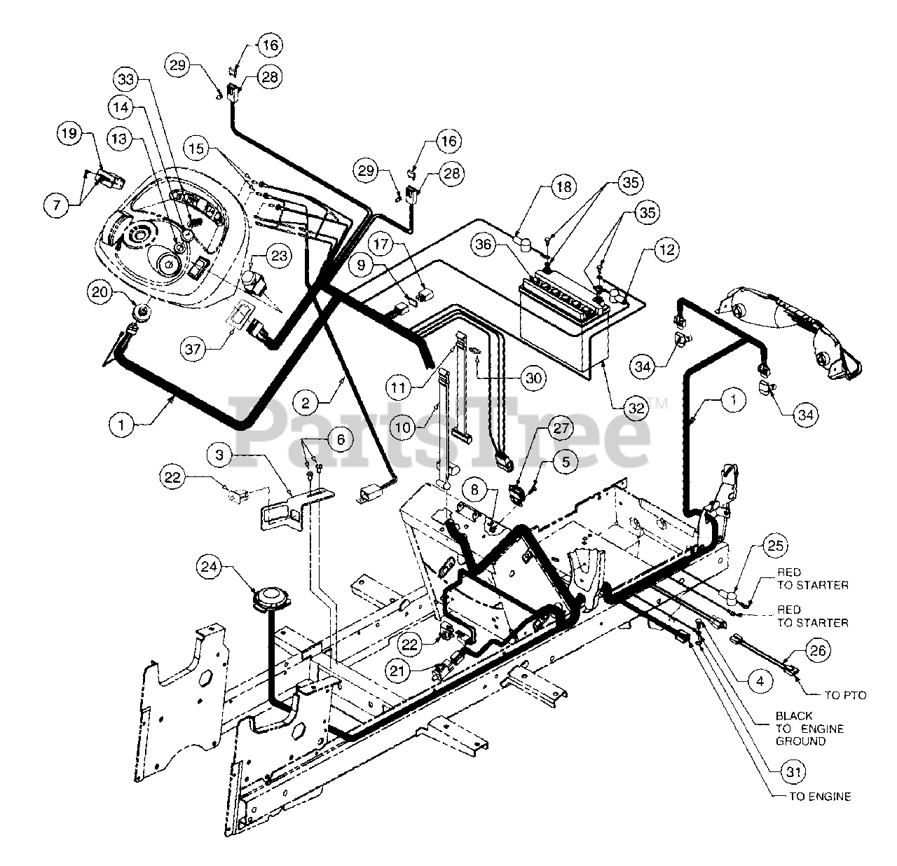 Cub Cadet 2130 13b 212f100 Cub Cadet Garden Tractor Sn 326006