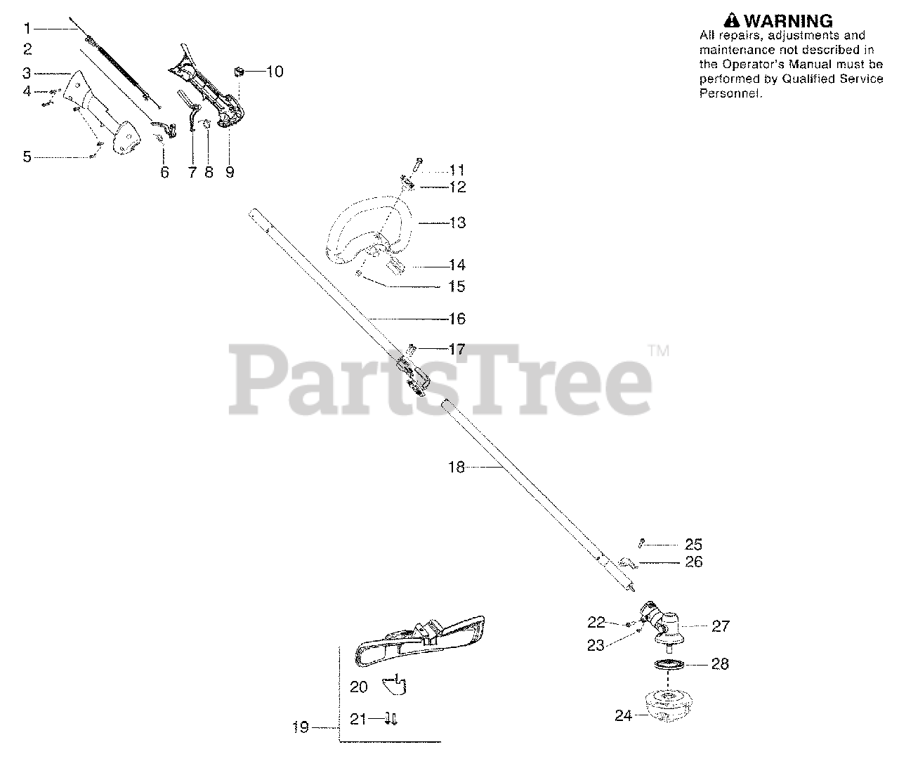 Husqvarna 128 Ldx 545192135 Husqvarna String Trimmer 2009 03 Repair Parts Parts Lookup 1758