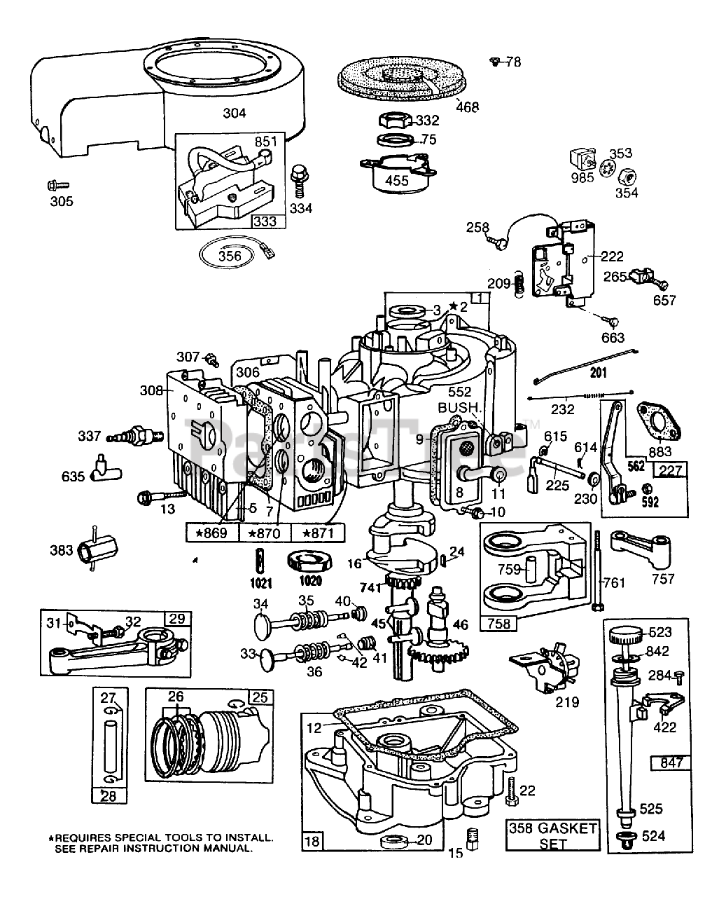 Toro 57365 (11-38) - Toro Pro Lawn Tractor (SN: 007000001 - 007999999 ...