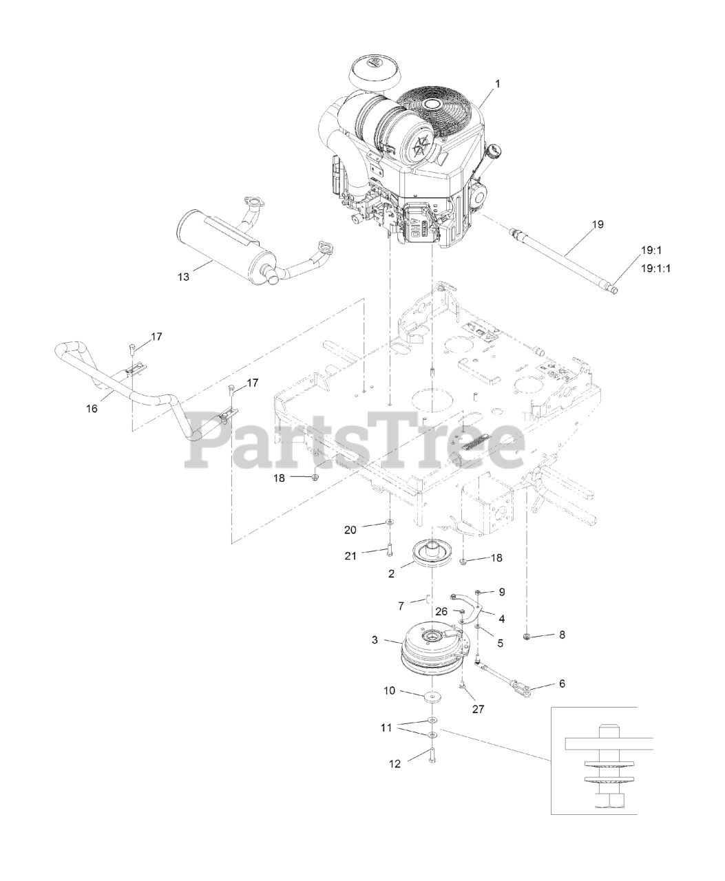 Exmark TTX691CKA52400 - Exmark 52