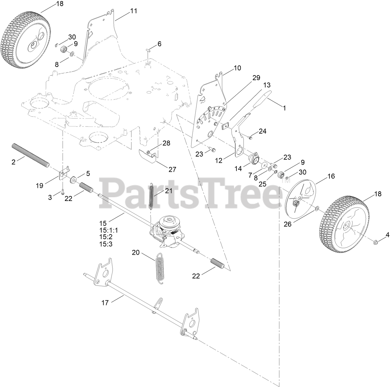 Toro 21816 - Toro 76cm TimeMaster Walk-Behind Mower (SN: 400000000 ...