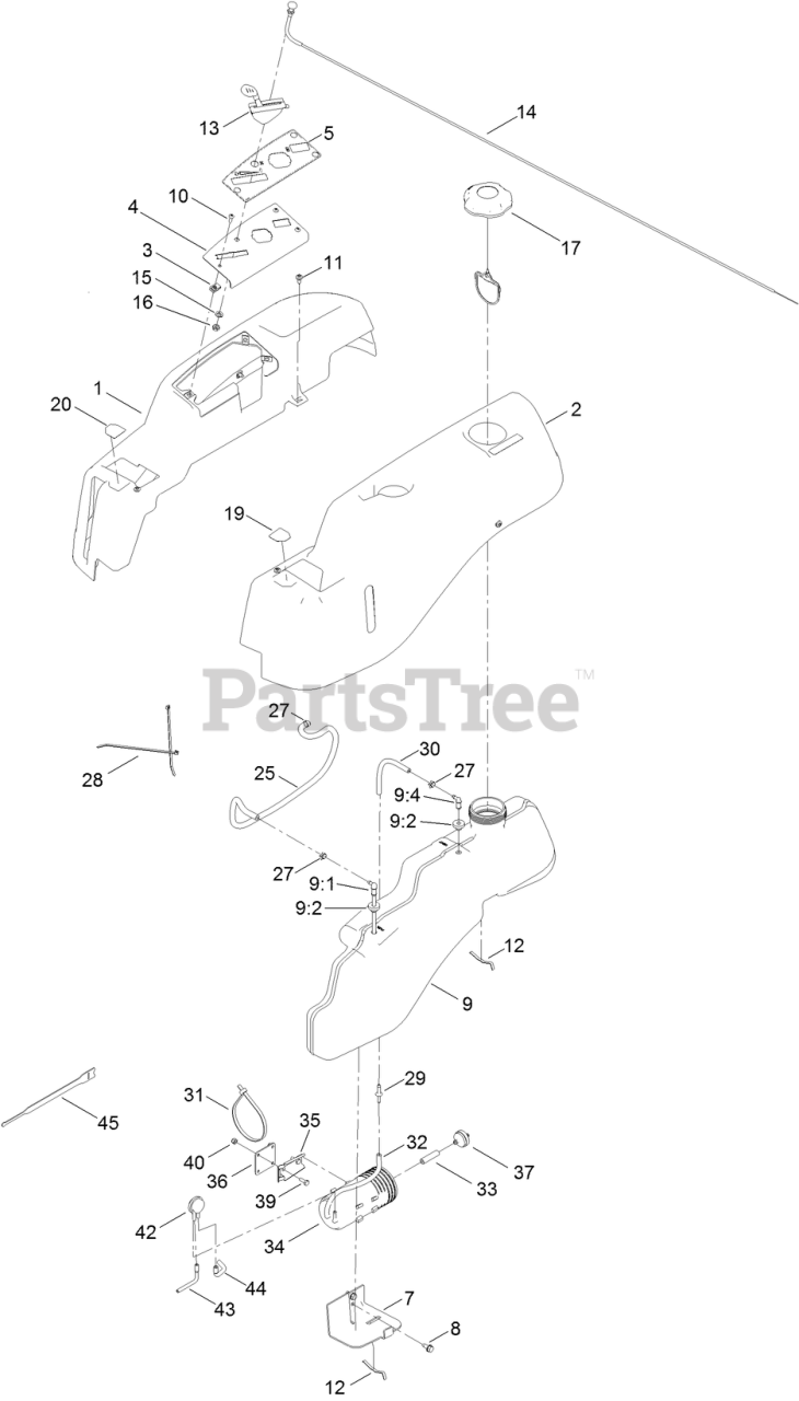 Toro timecutter 42 online parts