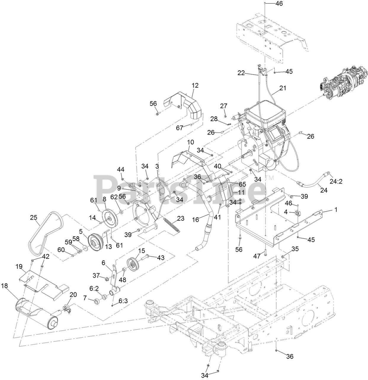 Exmark ZS4630 Exmark ZSpray Intermediate Standon Sprayer, 5 GPM