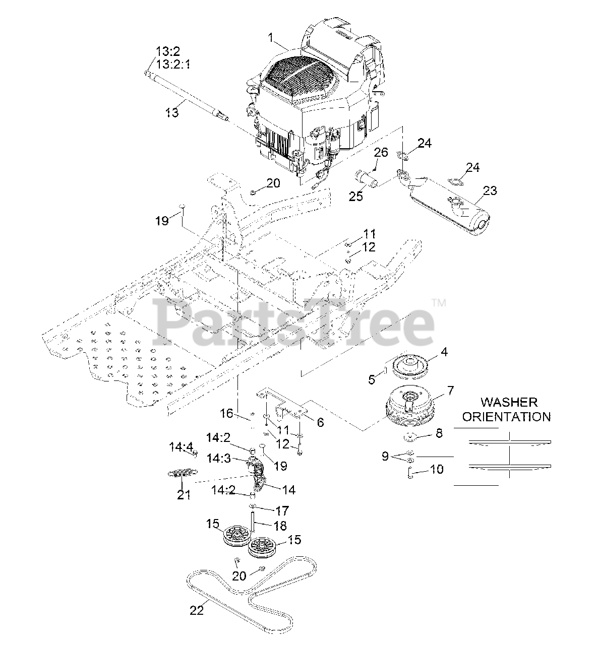 Exmark PNS710KC483 - Exmark 48