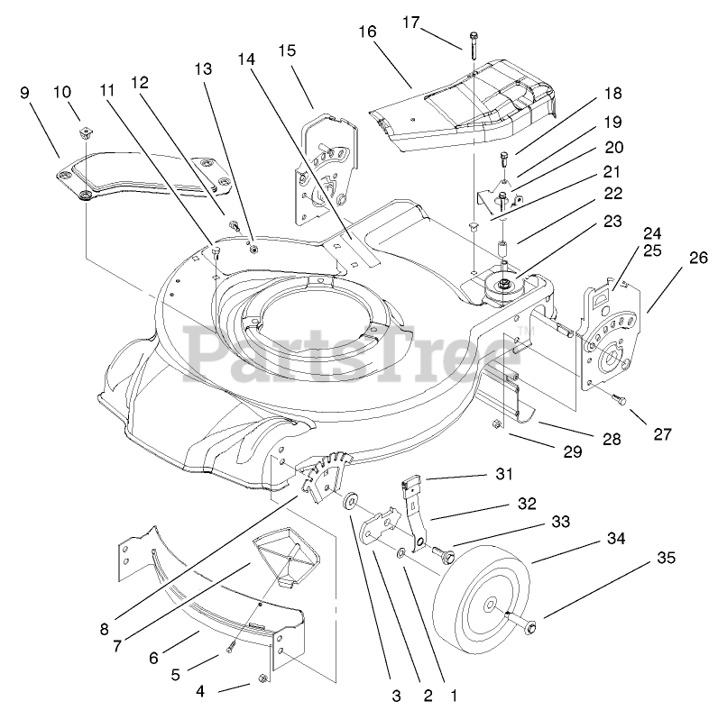 Toro 20021 (R-21 S1B) - Toro 21