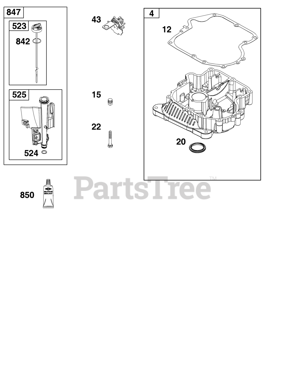 Briggs & Stratton 31R7070056G1 Briggs & Stratton Vertical Engine