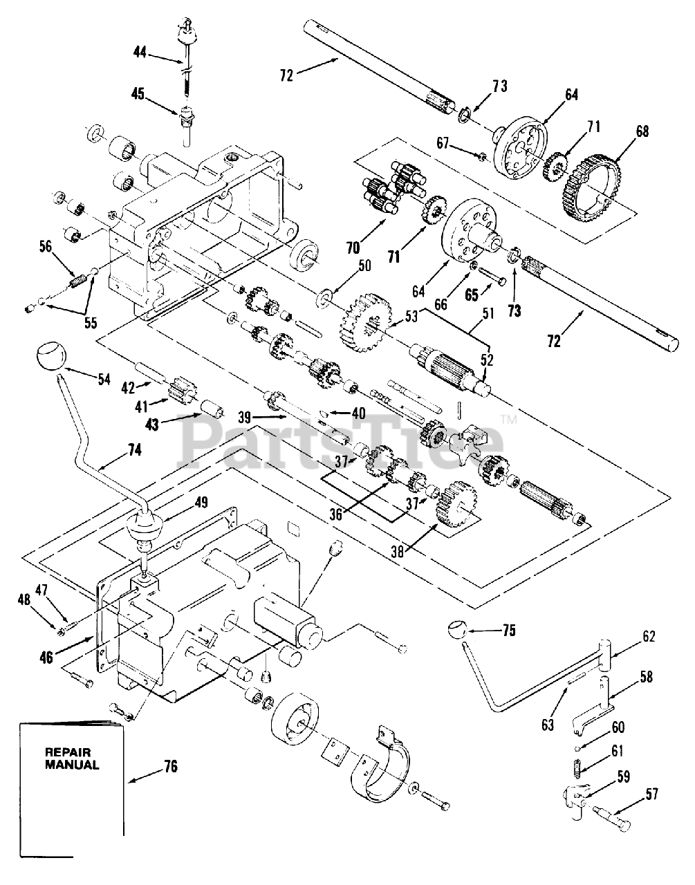 Toro 31-14k804 (414-8) - Toro Garden Tractor (1989) Mechanical 