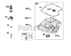 33S877-0038-G1 - Briggs & Stratton Vertical Engine Parts Lookup With ...