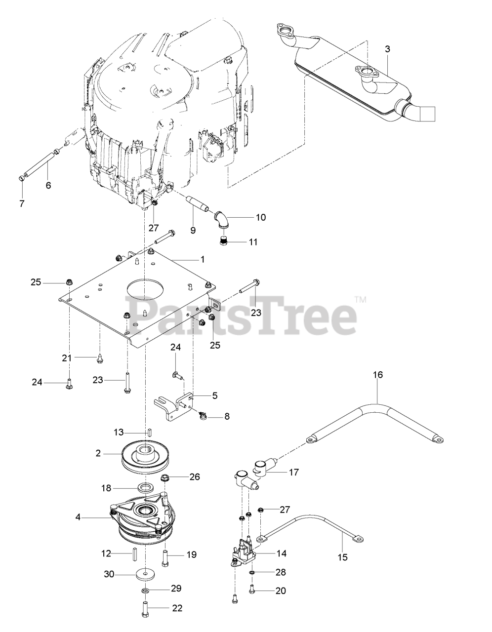 Husqvarna PZT 6128 (966613601) - Husqvarna 61