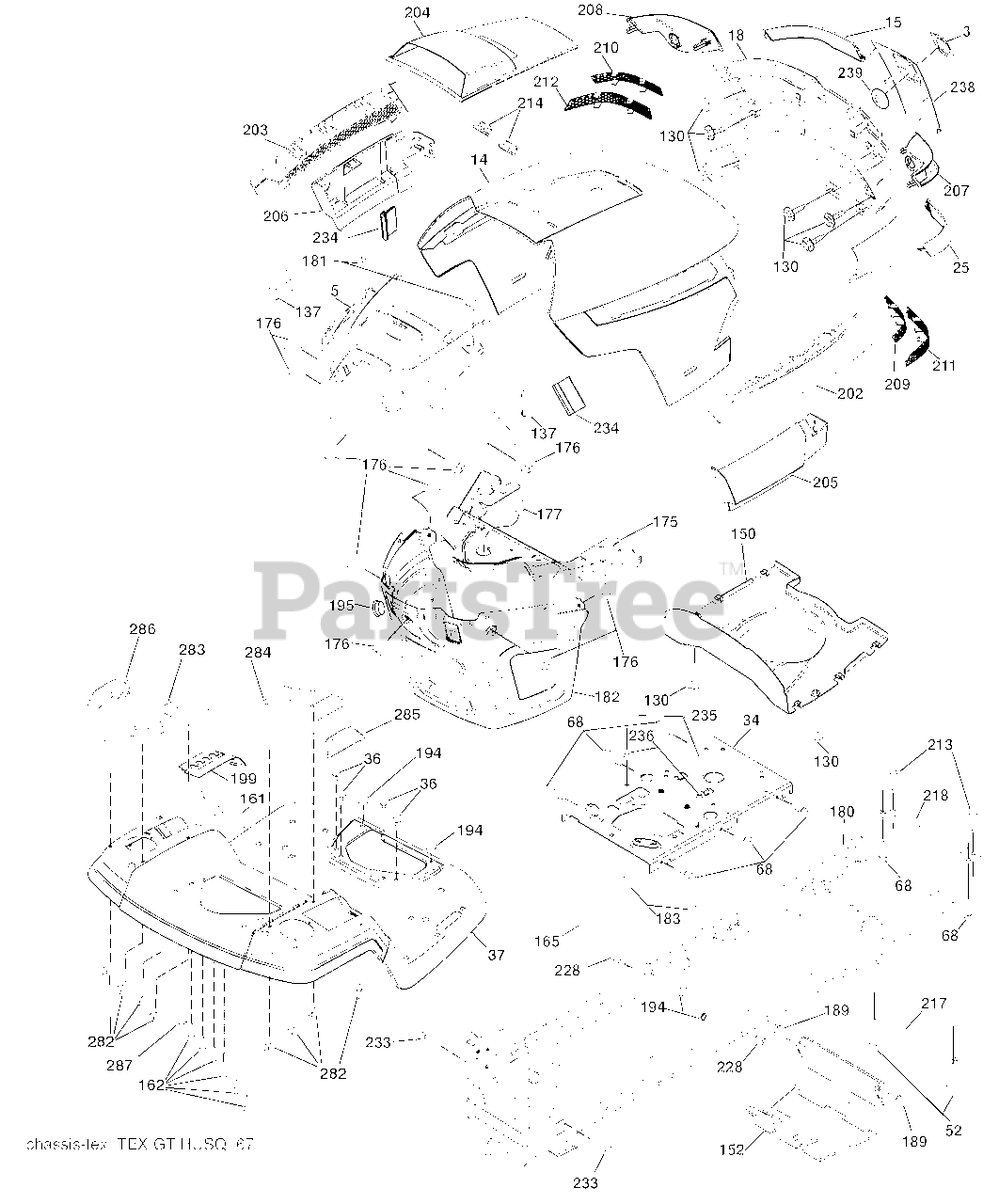 Husqvarna Yth 2348 960450022 00 Husqvarna 48 Yard Tractor 2010 02 Chassis Parts Lookup 8580