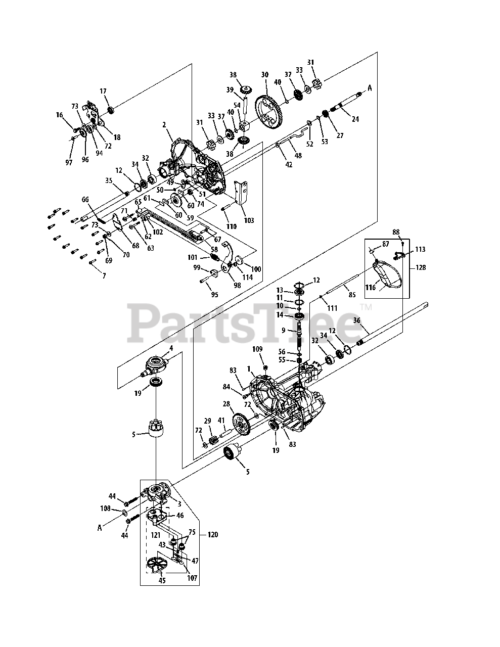 Cub Cadet Hydrostatic Transmission Diagram