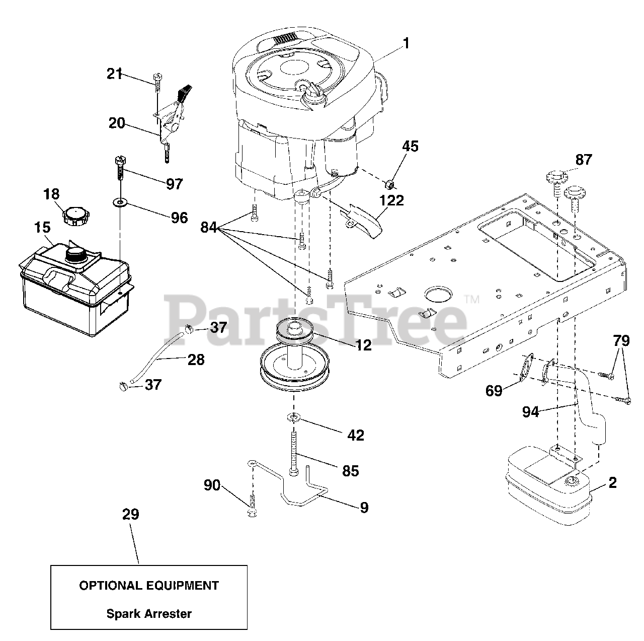 Murray MS 18542 (96044000800) - Murray 42