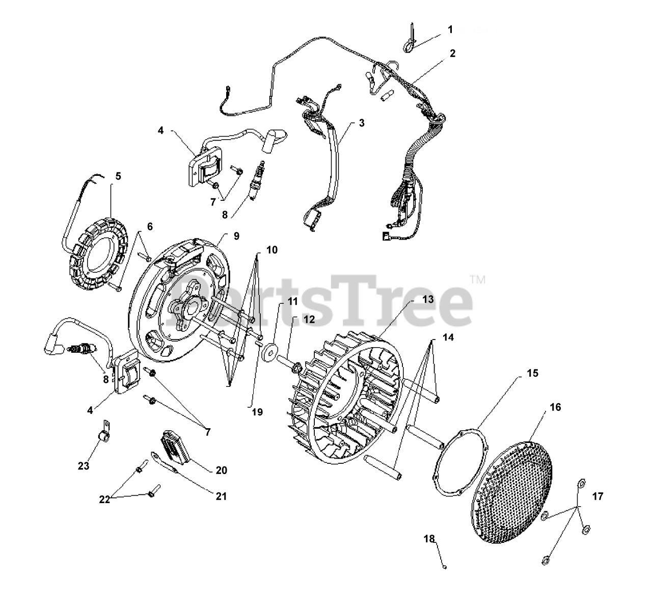 Kohler CV680-3046 - Kohler Command PRO Engine, Made for Exmark, 22.5hp ...