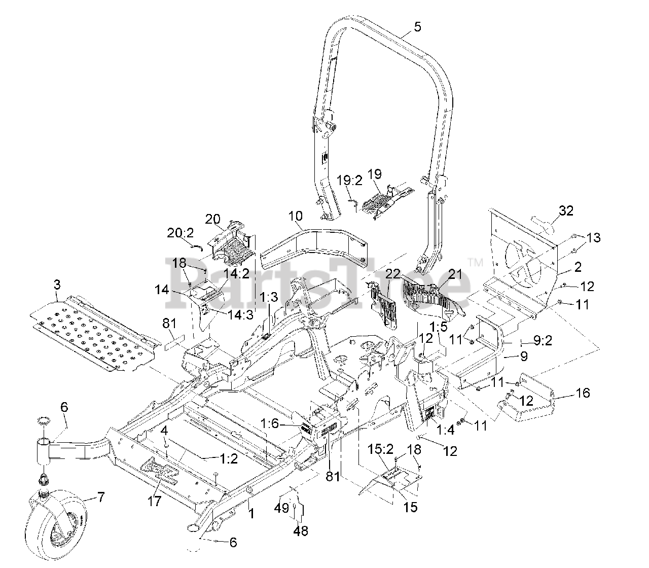 Exmark Zero Turn Mowers Parts Lookup