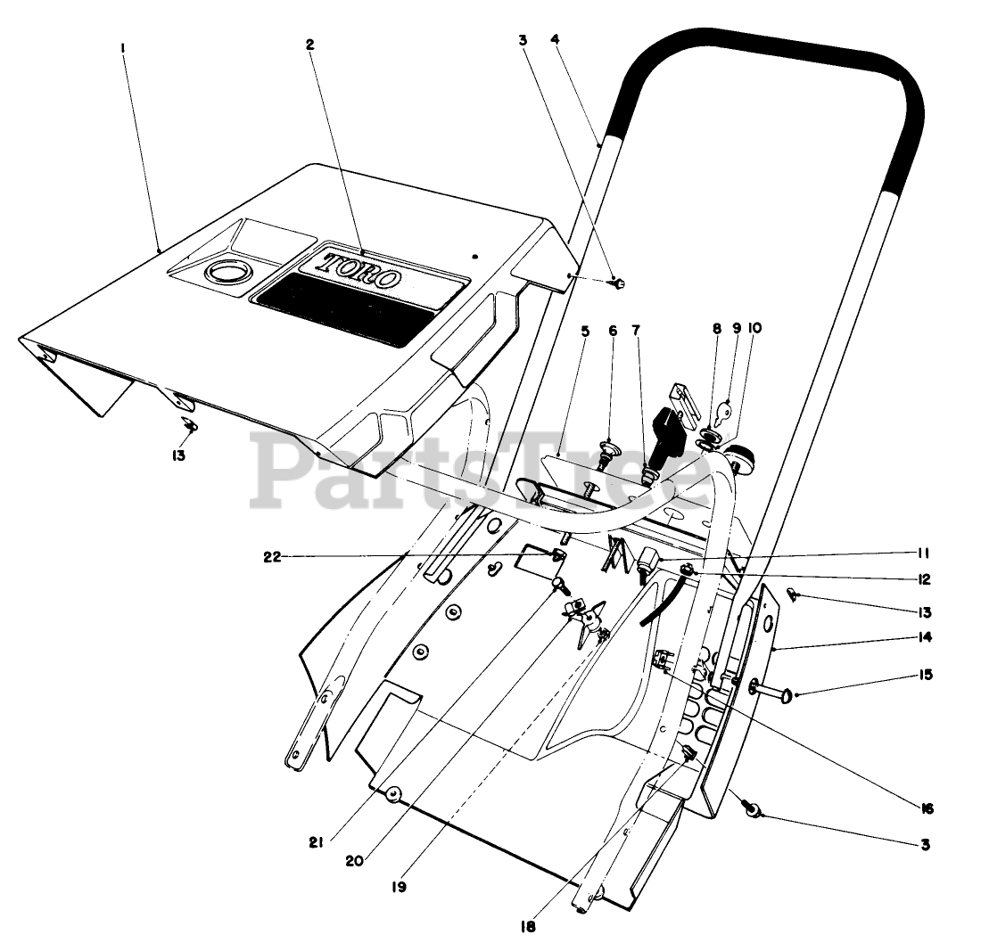 Toro Snow Thrower Parts Diagram