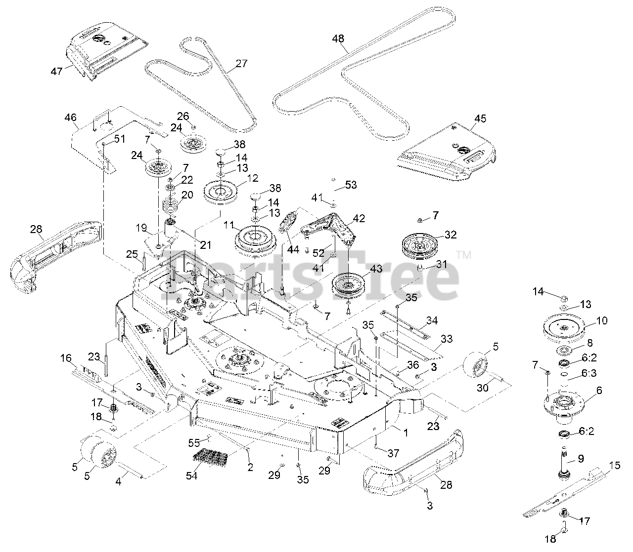 Exmark RAS740GKC60R00 - Exmark 60