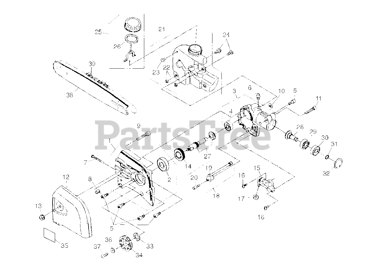 RedMax PSZ 2460 S - RedMax Pole Saw (SN: 00100101 & Above) (2012-08